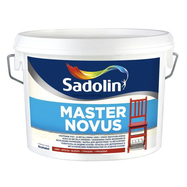 Sadolin MASTER NOVUS spīdīga, balta BW 2.5 L